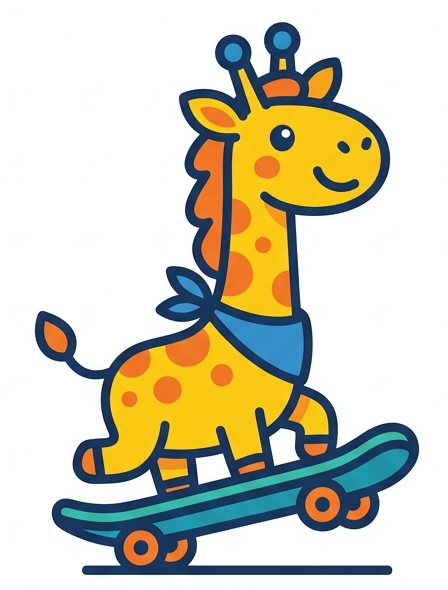 Simply Kids Giraffe Mascot